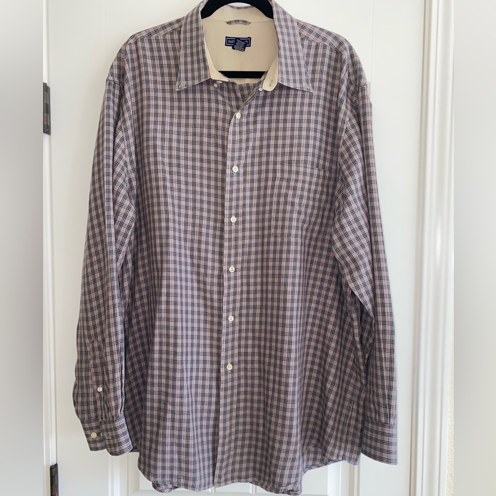 Saddlebred mens Long Sleeve button up shirt Sz XXL EUC